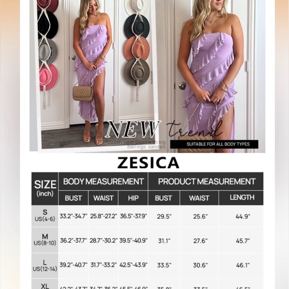 NWT Small Tube top dress Chic Asymmetrical Pink Strapless Dress - Picture 4 of 12